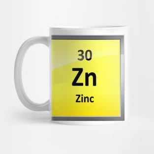 Zinc Element Symbol - Periodic Table Mug